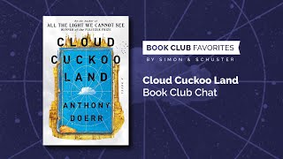 October Book Club Favorites Discussion CLOUD CUCKOO LAND with Anthony Doerr [upl. by Sanders465]