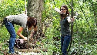 Carving a Survival Bow in under 3 hours  Survival Training [upl. by Adnarom]