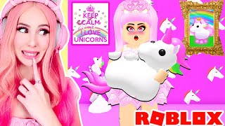 I Let My UNICORN Design My House In Adopt Me BAD IDEA Roblox [upl. by Melli]