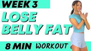 Lose Belly Fat Workout  8 Minute Workout  8 Exercises to Lose Belly Fat  Do this for 7 Days [upl. by Valerian]