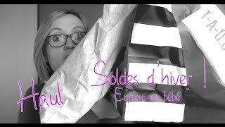 Haul  Soldes dhiver Enfant et Bébé [upl. by Trammel]