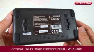 Sitecom Wi Fi Range Extender N300 WLX 2001 [upl. by Neumeyer308]