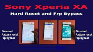 Sony Xperia XA f3111 f3115 f3112 hard reset сброс настроек графический ключ пароль [upl. by Davidde]