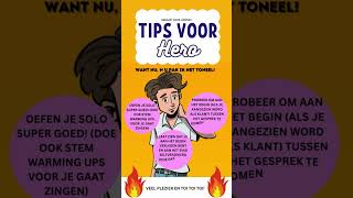 Speel jij Hero in de musical vlam in de pan kijk dan deze video voor de beste tips [upl. by Suiramad]