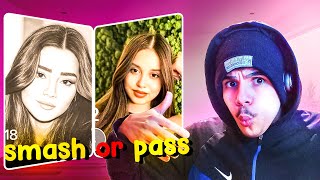 درت سماش اولا باس بالبنات ديال تندر  smash or pass with tinder🔥 [upl. by Aiciram]