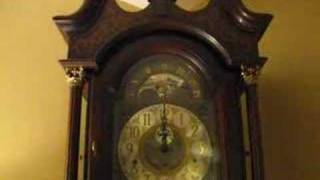 Ridgeway Grandfather Clock built 1981 St Michaels Chime [upl. by Enisamoht300]