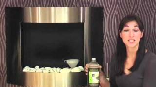 Biofires  demonstration video by Gel Fireplaces Ltd [upl. by Athalia841]