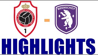 Royal Antwerp 40 K Beerschot VA Highlights amp Goals  Pro League 202425 [upl. by Noyrb]