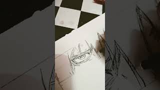 How to Draw Sasuke Uchihas Eye Sharingan Tutorial [upl. by Husha]