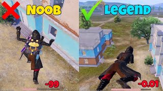 New🔥Tips No Fall Damage From High Areas in BGMIPUBG MOBILE 😱 [upl. by Ellehcsor]