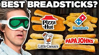 Blind Fast Food Breadsticks Taste Test [upl. by Ecineg]