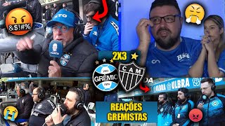 REAÇÕES dos GREMISTAS FURIOSOS com a DERROTA  GRÊMIO 2X3 ATLÉTICOMG REACT BRASILEIRÃO 2024 [upl. by Idnam]