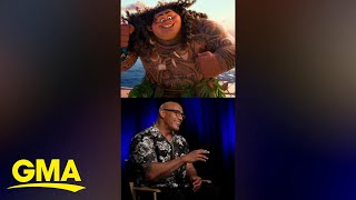 Dwayne Johnson’s daughters love his new song in ‘Moana 2’ [upl. by Einaoj]