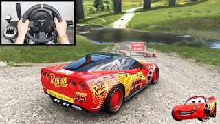 Forza Horizon 4 Lightning McQueen Steering Wheel  Shifter Cars Gameplay [upl. by Gypsy274]