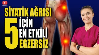 SİYATİK AĞRISI YAŞAYANLAR İÇİN ETKİLİ EGZERSİZLER [upl. by Ehc187]