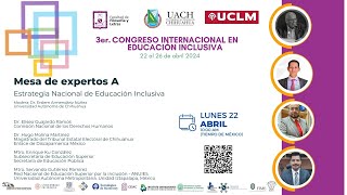 Mesa de Expertos  Estrategia Nacional de Educación Inclusiva [upl. by Anialam729]