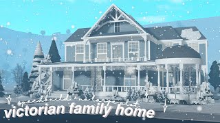 ♡ Victorian family home 420k ♡  no large plot EXTERIOR ONLY  roblox bloxburg [upl. by Ahtanoj]