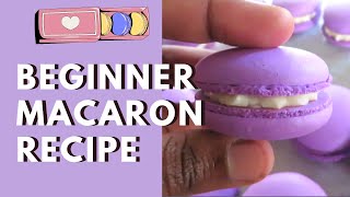 BEGINNERS MACARON RECIPE BAKER LIKE ANITA I SOUTH AFRICAN YOUTUBER [upl. by Ingmar909]