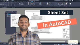 AutoCAD Sheet Set  Complete tutorial [upl. by Phillie]