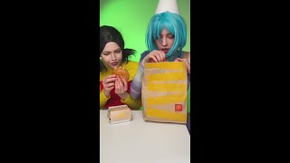 She Pranked Her with Fast Food 🍔😂 prank funny comedy [upl. by Publia26]