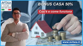 BONUS RISTRUTTURAZIONE INFISSI 50  Cosè e come funziona [upl. by Arvad449]