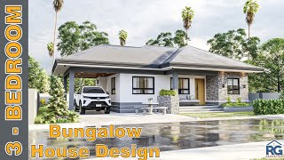 3  Bedroom Bungalow House 850 x 1050 home house architecture [upl. by Haissi926]