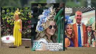 Aimee Fuller Millinery Makes Headlines at Kentucky Derby [upl. by Hildagarde]