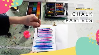 How to use chalk pastels [upl. by Truscott149]