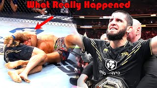 INSANE What Really Happened Islam Makhachev vs Dustin Poirier [upl. by Orvil727]