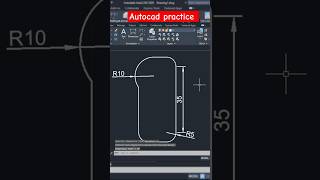 Autocad practice drawing  Cad by Ankit  autocad mechanical autocad autocad2d caddesign [upl. by Eldora]