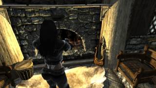 Skyrim  How to get into Berts Remodeled Breezehome [upl. by Asatan]