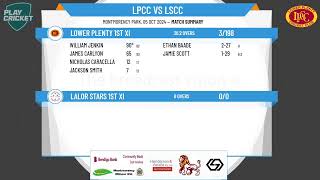 Lower Plenty 1st XI v Lalor Stars 1st XI [upl. by Purdum]