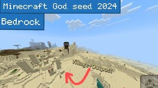 Minecraft Bedrock Edition Godseed 2024 No cuts minecraft [upl. by Ailecra]