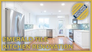 Emerald Backsplash Kitchen Renovation [upl. by Hyatt]