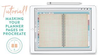 Masking Your Digital Planner Pages in Procreate [upl. by Clardy]