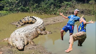 Crocodile Attacks Boy In Water  Crocodile Attack Man  Crocodile Attack Fun Made Movie Part 6 [upl. by Oyam752]