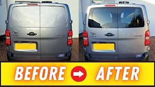 Van Window Conversion Install  STEP BY STEP  Toyota Proace [upl. by Aluor]