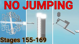 No Jumping Difficulty Chart Obby Stages 155169 [upl. by Chlori]