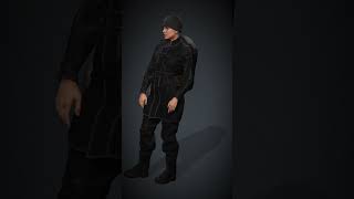 Apocalypse Outfit Type 2 blender3dmodelingcharacter charactercreator [upl. by Ahsei]