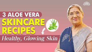 5 Brilliant Aloe Vera Uses  I Apply Aloe Vera on my Face amp look what happened [upl. by Amitarp]