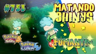 MATO FOMANTIS SHINY y NI CUENTA ME DOY   Harvest SOS  Pokémon Sol y Luna [upl. by Ynaffital]