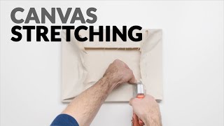 Tutorial  Canvas Stretching Techniques [upl. by Raymond]