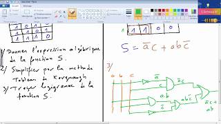 logique combinatoire  exercice corrigé 1 [upl. by Hutchings]