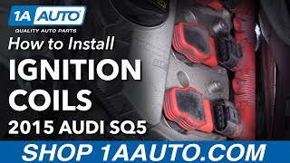 How to Replace Ignition Coils 1419 Audi SQ5 [upl. by Ahsein]