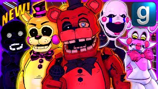 Gmod FNAF  Review  Brand New Improved Retro FNAF 2 RagdollsPlayermodels [upl. by Tnahsin]