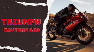 Conocemos la NUEVA TRIUMPH DAYTONA 660 [upl. by Zetniuq255]