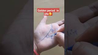 Golden period in life 🥰 palmistry shorts ytshorts astrology tarotreading motivationytshorts [upl. by Atolrac]