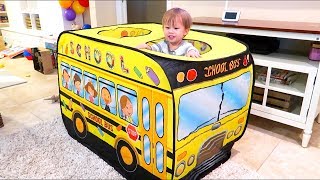 TODDLER GETS HIS VERY OWN SCHOOL BUS [upl. by Leirum]