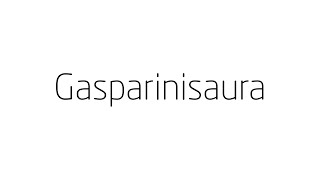 Gasparinisaura [upl. by Trbor]