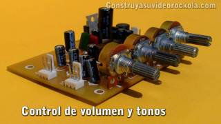 preamplificador con EQ para micrófono y líinea mezclada parte1 [upl. by Timofei677]